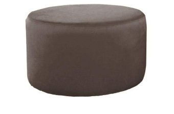 Bruine hocker Poef Lexmond 100x100cm – A-meubel