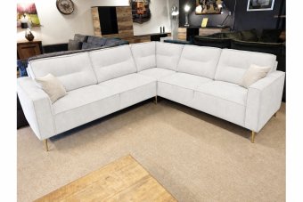 Capelle 2.5 + Haakse Hoek + 2.5-Zits in wit – kleurimpressie