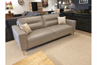 Capelle Bankstel in leer – materiaalimpressie