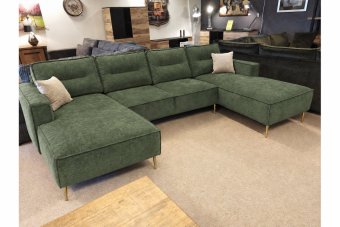Capelle Longchair + 2 + Longchair in groen – kleurimpressie