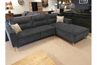 Capelle Longchair in antraciet – kleurimpressie