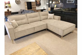 Capelle Longchair in beige – kleurimpressie