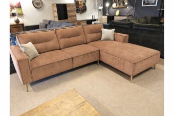 Capelle Longchair in cognac – kleurimpressie