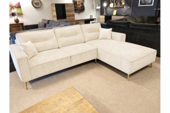 Capelle Longchair in creme – kleurimpressie