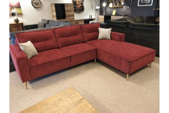 Capelle Longchair in rood – kleurimpressie