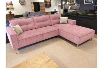 Capelle Longchair in roze – kleurimpressie