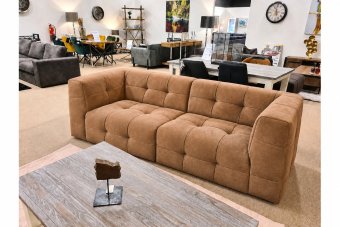 Castricum 2 Zits Bank in cognac – kleurimpressie