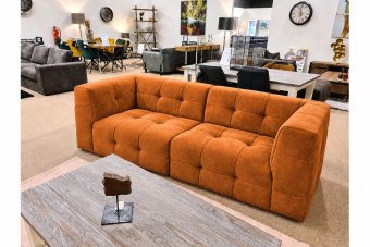 Castricum 2 Zits Bank in oranje – kleurimpressie