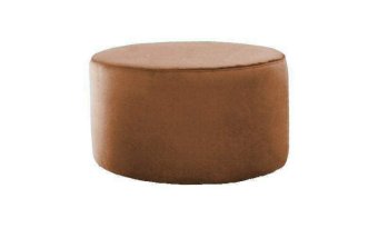 Cognac hocker Poef Lexmond 45x45cm – A-meubel