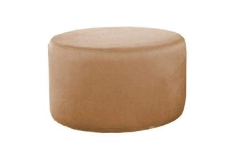 Cognac hocker Poef Lexmond 50x50cm – A-meubel