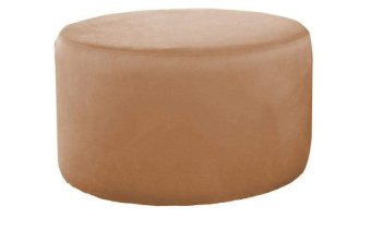 Cognac hocker Poef Lexmond 100x100cm – A-meubel