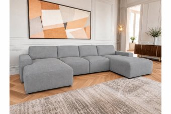 Delft Longchair + 2 Zits + Longchair in grijs – kleurimpressie