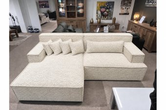 Domburg Loungebank in creme – kleurimpressie
