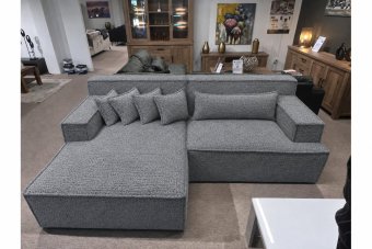 Domburg Loungebank in grijs – kleurimpressie