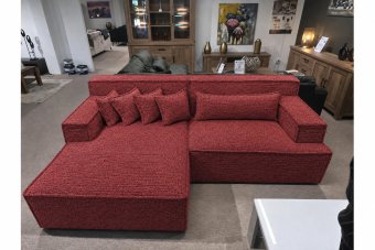Domburg Loungebank in rood – kleurimpressie