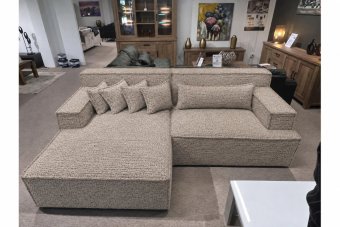 Domburg Loungebank in taupe – kleurimpressie