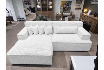 Domburg Loungebank in wit – kleurimpressie