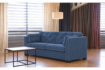 Dordrecht Bankstel in blauw – kleurimpressie