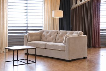 Dordrecht Bankstel in velvetstof – materiaalimpressie