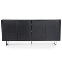 Dressoir James - 180cm - Zwart - 95952
