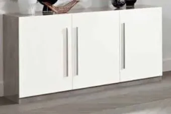 Giethoorn Dressoir Klein - MAGAZIJN OPRUIMING - Marmer Wit