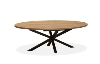 Eettafel Ovaal Vaiana 180cm Uitschuifbaar