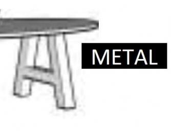 Pieterburen Eettafel TOV-KM Naturel hout