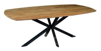 Eettafel Deens Ovaal - MAGAZIJN OPRUIMING - Naturel