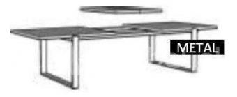 Pieterburen Eettafel-UME Naturel hout