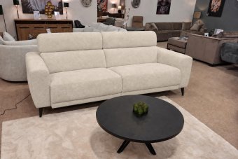 Enschede 2.5 Zits (Zonder Relax) in creme – kleurimpressie