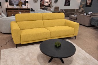 Enschede 2.5 Zits (Zonder Relax) in geel – kleurimpressie