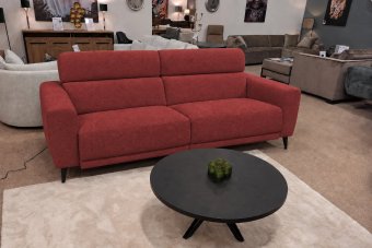 Enschede 2.5 Zits (Zonder Relax) in rood – kleurimpressie