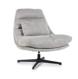 Fauteuil Cooper met kussen - Grijs Houston - 95885