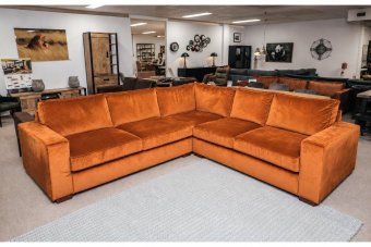 Follega 2 + Hoek + 2 zits in oranje – kleurimpressie