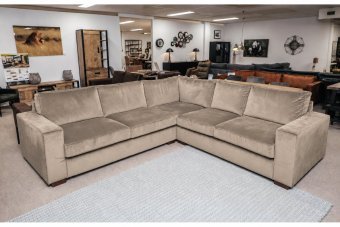 Follega 2 + Hoek + 2 zits in taupe – kleurimpressie