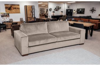 Follega 2 Zits Bank in taupe – kleurimpressie