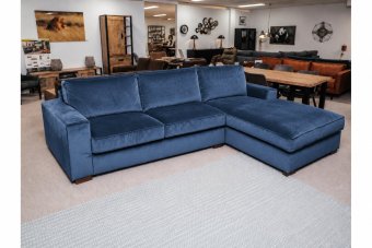Follega 2 Zits + Longchair in blauw – kleurimpressie