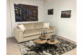 Frederiksoord 2 Zits Bank in beige – kleurimpressie