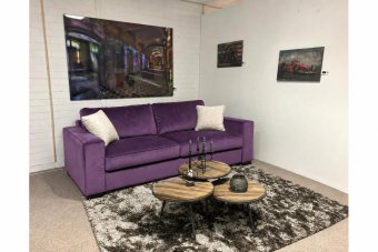 Frederiksoord 2 Zits Bank in paars – kleurimpressie
