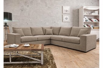 Gouda 2 + Hoek + 2 Zits in taupe – kleurimpressie