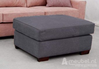 Grijze Venlo Hocker Klein 60cm – A-meubel