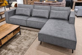 Groede 2 Zits + Longchair in grijs – kleurimpressie