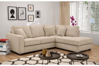Groningen Ottomaan in beige – kleurimpressie