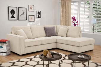 Groningen Ottomaan in creme – kleurimpressie