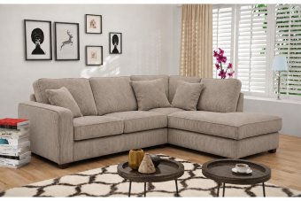 Groningen Ottomaan in taupe – kleurimpressie