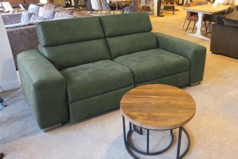 Harderwijk 2 Zits (Zonder Relax) in groen – kleurimpressie