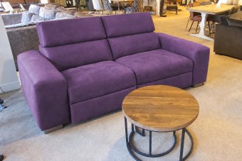 Harderwijk 2 Zits (Zonder Relax) in paars – kleurimpressie
