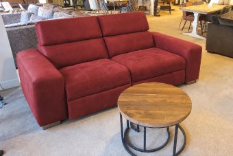 Harderwijk 2 Zits (Zonder Relax) in rood – kleurimpressie