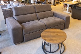 Harderwijk 2 Zits (Zonder Relax) in velvetstof – materiaalimpressie
