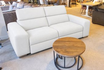 Harderwijk 2 Zits (Zonder Relax) in wit – kleurimpressie